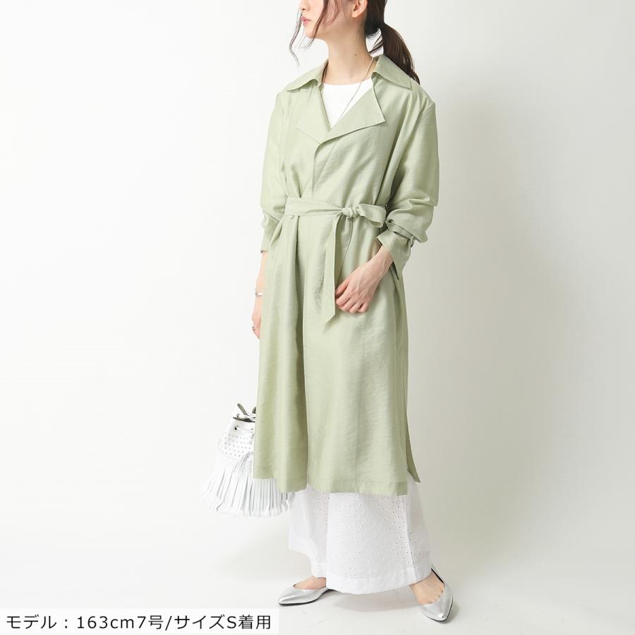 Clairval Paris クレアバルパリ Louise ルイーズ トレンチコート スプリングコート ロング ジャケット Green レディース インポートセレクト Musee 通販 Yahoo ショッピング