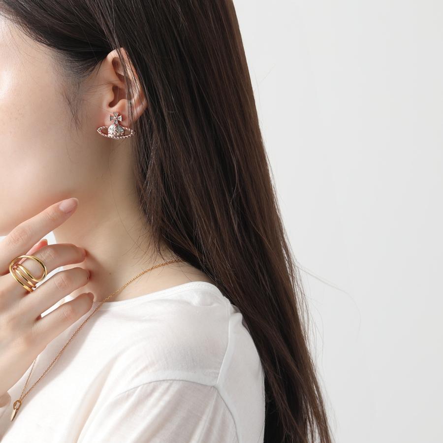 Vivienne Westwood MAYFAIR BAS RELIEFピアス MAYFAIR BAS RELIEF ピアス(シルバー×ピンク)（メンズ