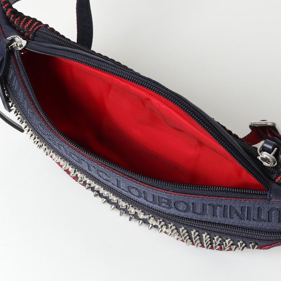 Christian Louboutin クリスチャンルブタン U626 Parisnyc ナイロン レザー ベルトバッグ ボディバッグ ウエストバッグ スパイクスタッズ 鞄 メンズ インポートセレクト Musee 通販 Yahoo ショッピング