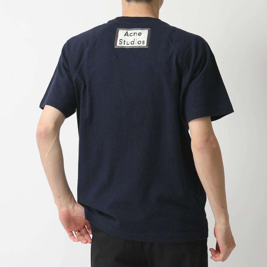 Acne Studios アクネストゥディオズ Fn Mn Tshi000126 Emeril 半袖 Tシャツ クルーネック コットン 反転ラベル付き Navy Blue メンズ 320328033 インポートセレクト Musee 通販 Yahoo ショッピング