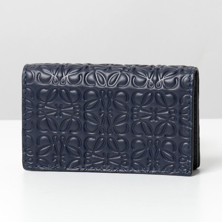 Loewe ロエベ 107 55 M97 Repeat Business Cardholder アナグラム レザー カードケース 名刺入れ 5110 ネイビー レディース インポートセレクト Musee 通販 Yahoo ショッピング