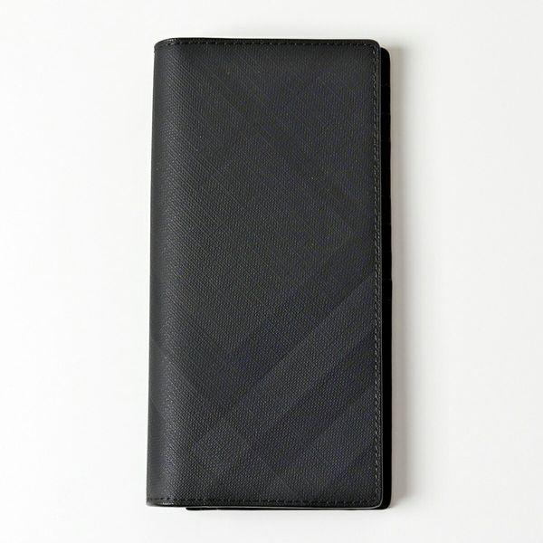 Burberry バーバリー Cavendish London Check 二つ折り長財布 小銭入れあり ロンドンチェック Dark Charcoal メンズ インポートセレクト Musee 通販 Yahoo ショッピング