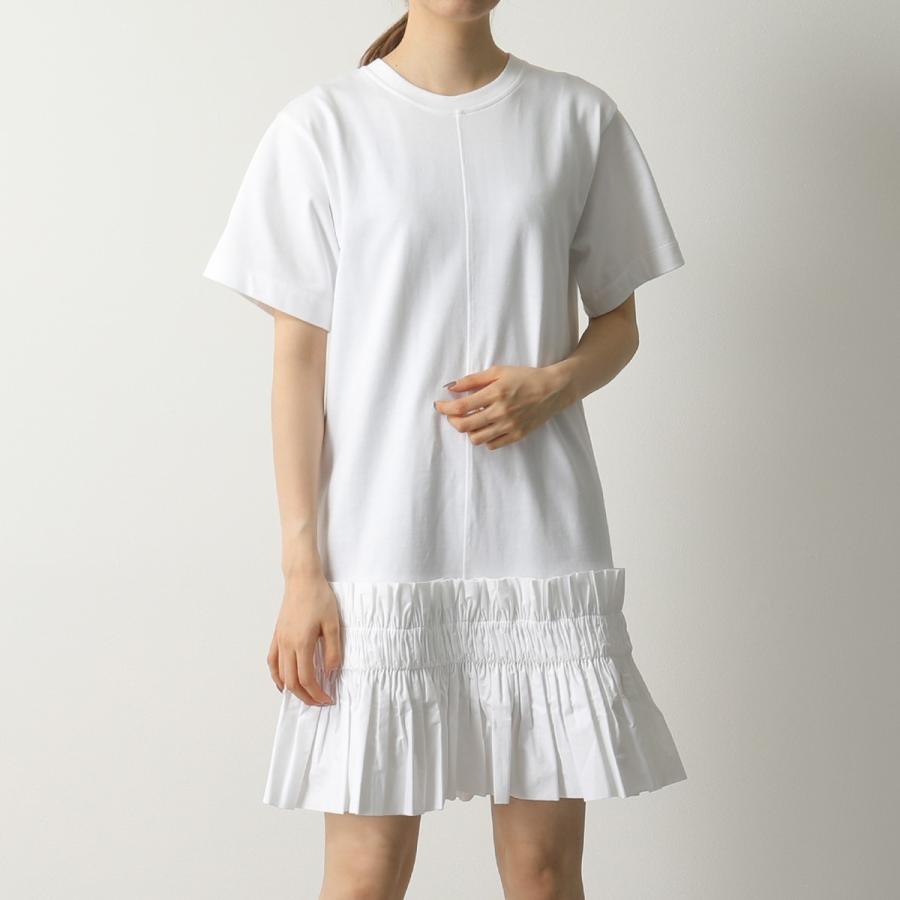 See By Chloe シーバイクロエ Chsujr2 ワンピース チュニック Tシャツ クルーネック 丸首 フリル 109 Whitepowder レディース インポートセレクト Musee 通販 Yahoo ショッピング