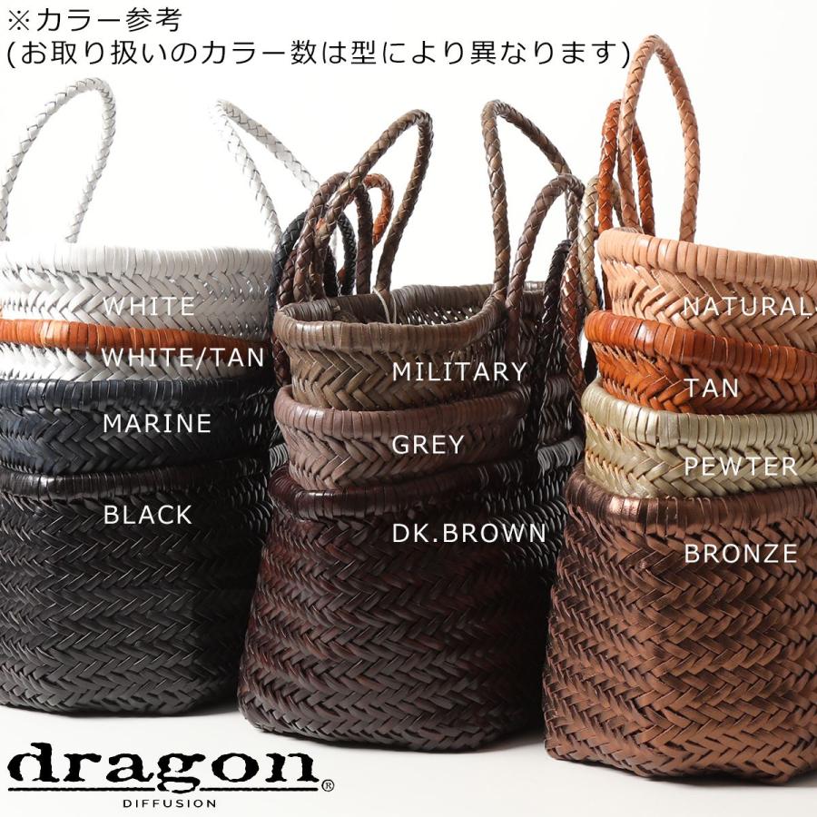 dragon diffusion ドラゴン ディフュージョン TRIPLE JUMP MINI 8855 カラー6色 レザー メッシュバッグ ハンドバッグ 鞄 レディース｜s-musee｜21