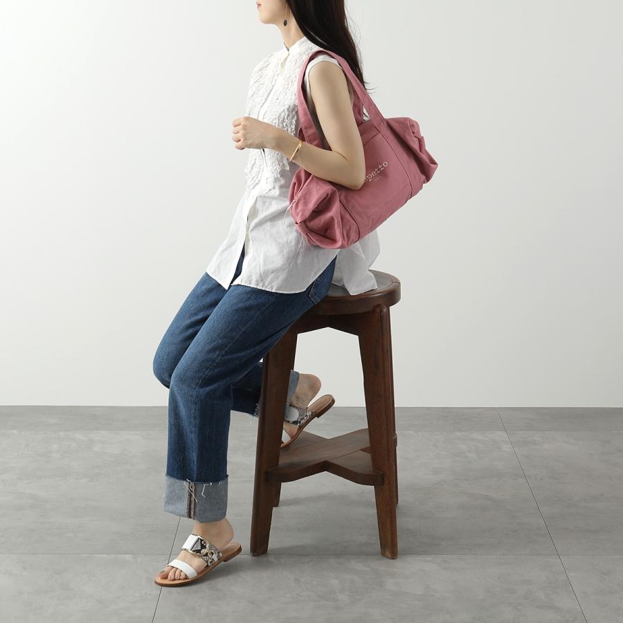 repetto レペット ハンドバッグ Cotton Duffle bag Size M B0232T レディース プリント ロゴ ミディアム ダッフルバッグ ジムバッグ 鞄 カラー6色の画像