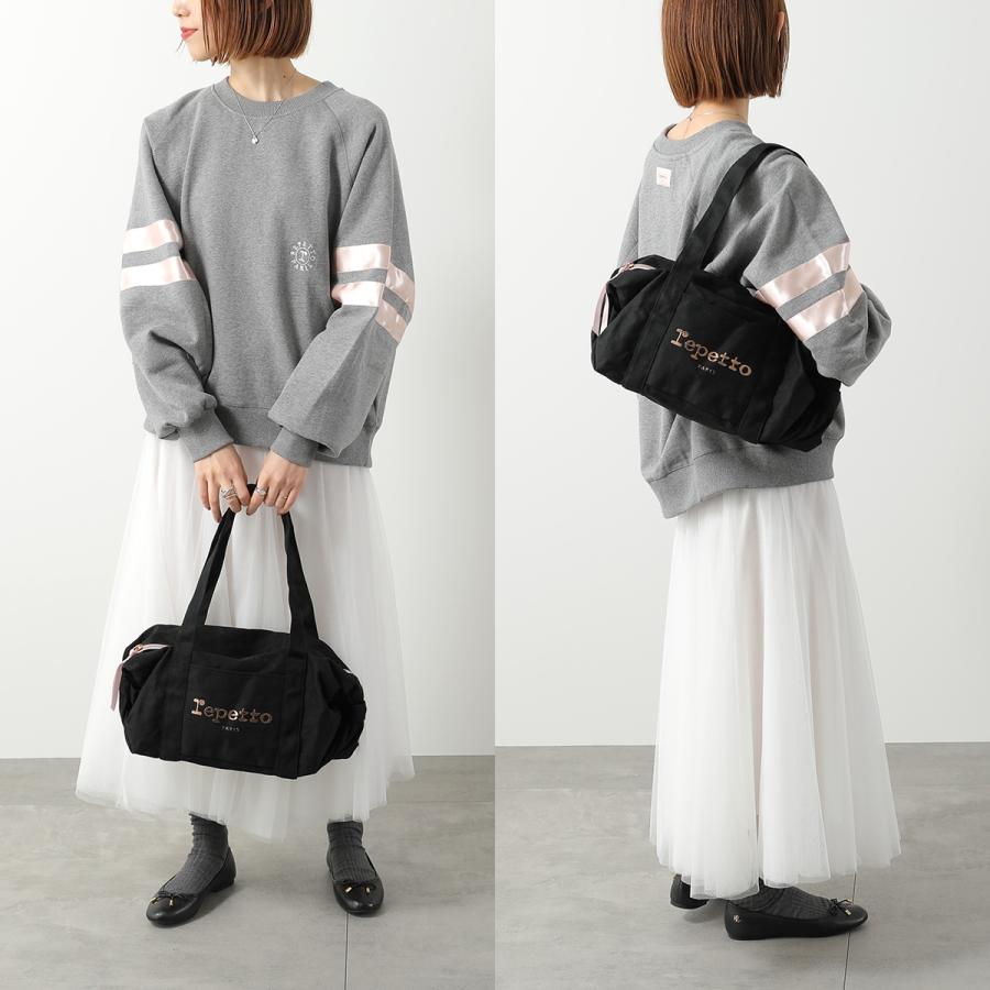 repetto レペット ハンドバッグ Cotton Duffle bag Size M B0232T レディース プリント ロゴ ミディアム ダッフルバッグ ジムバッグ 鞄 カラー6色の画像