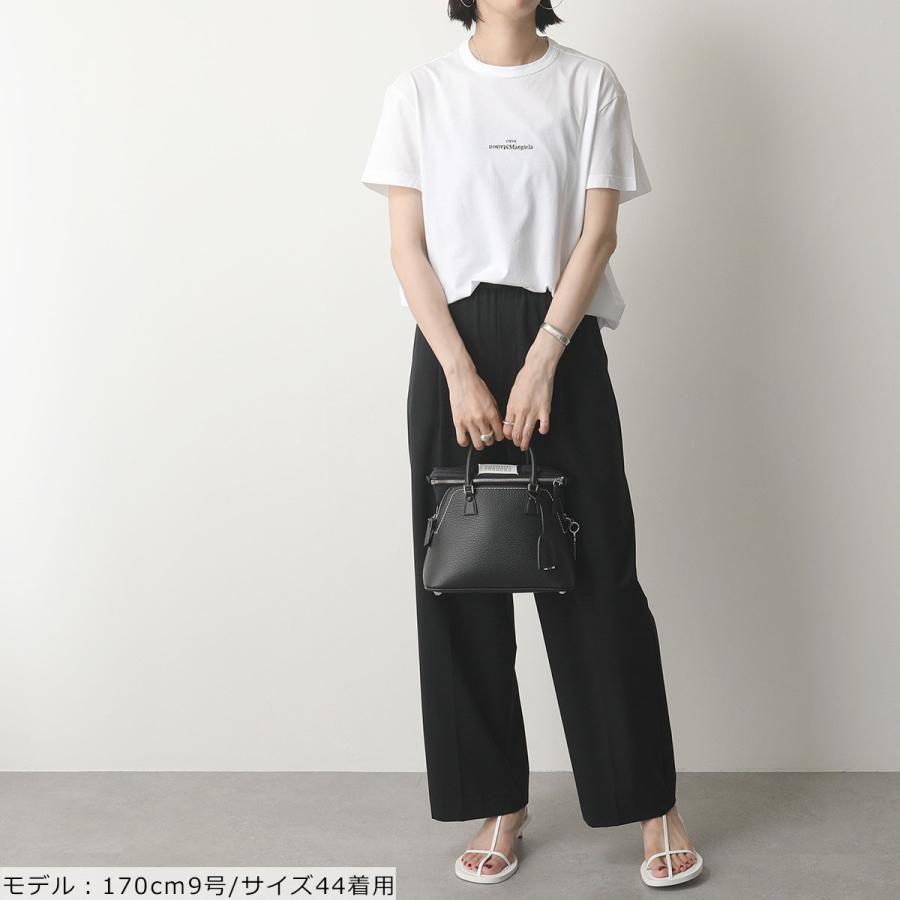 MAISON MARGIELA メゾンマルジェラ Tシャツ S30GC0701 S22816 メンズ ディストーテッド ちびロゴT 刺繍ロゴ クルーネック 半袖 カットソー カラー3色の画像