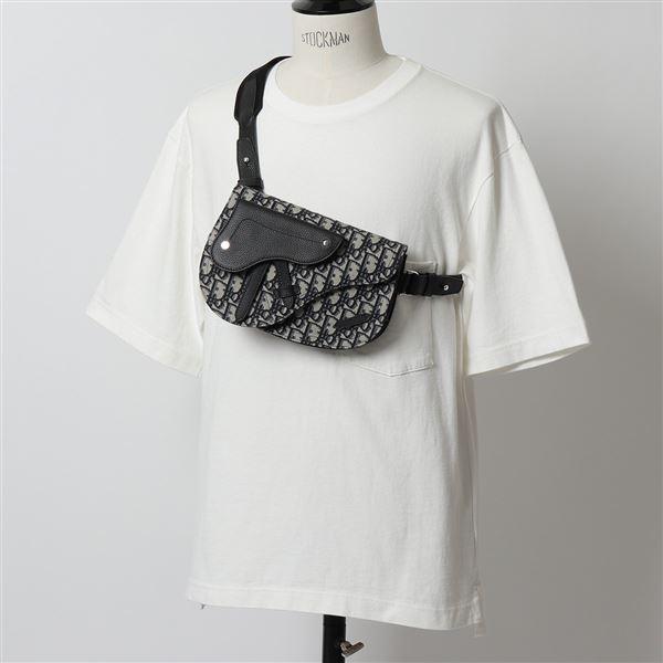 Christian Dior ディオール 1ADPO095YKY SADDLE POUCH オブリーク 