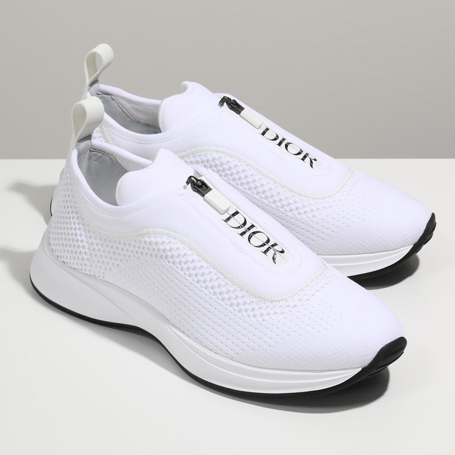 Dior ディオール 3SN258YTQ B25 メッシュニット＆ネオプレン ロートップ スニーカー ロゴ ジッパー シューズ 000/White 靴  メンズ :320501169:インポートセレクト musee - 通販 - Yahoo!ショッピング