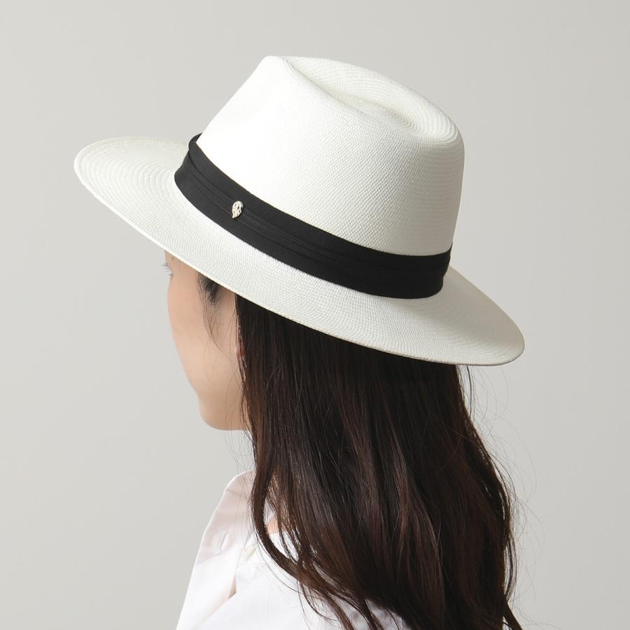 Helen Kaminski ヘレンカミンスキー Aiko パナマ ハット ウェスタンフェドーラハット 帽子 Upf50 Chalk Midnight レディース インポートセレクト Musee 通販 Yahoo ショッピング