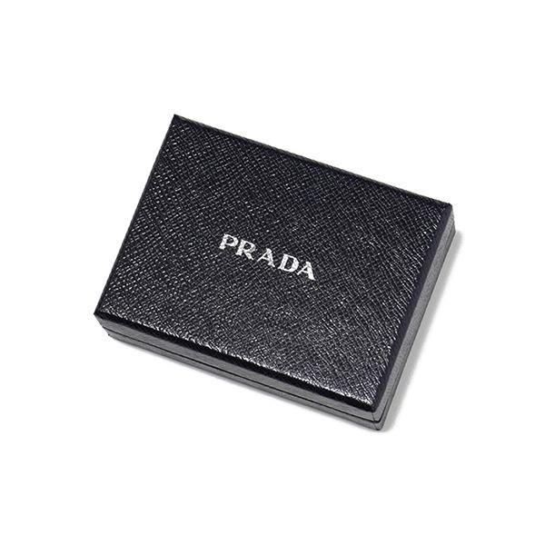 PRADA プラダ 2MC047 QHH サフィアーノレザー カードホルダー カードケース 定期入れ 三角ロゴ金具プレート マネークリップ F0002/NERO メンズ｜s-musee｜08
