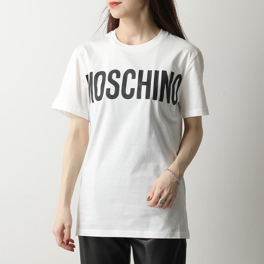 MOSCHINO COUTURE! モスキーノ クチュール 半袖 Tシャツ A0705 5240 レディース カットソー ロゴT クルーネック コットン カラー3色｜s-musee｜05