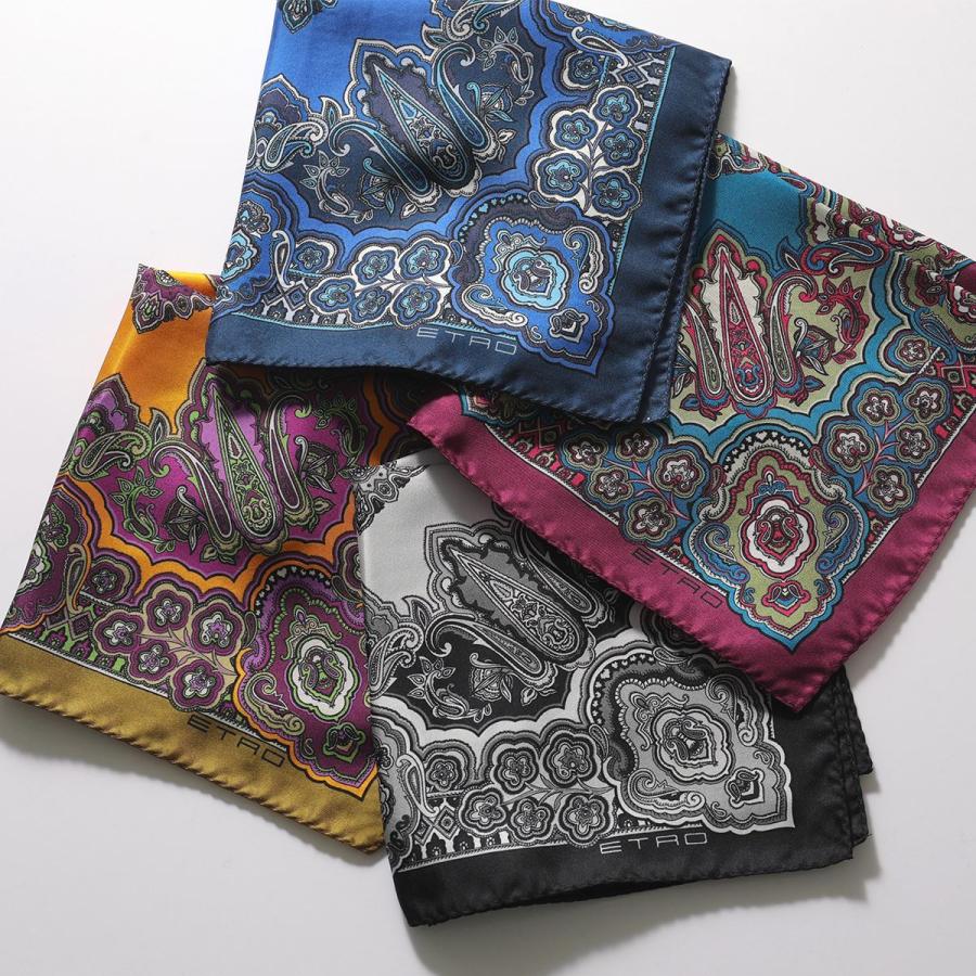 Etro エトロ 1t710 5091 カラー4色 Paisley柄 ポケットチーフ ペイズリー スカーフ バンダナ メンズ インポートセレクト Musee 通販 Yahoo ショッピング
