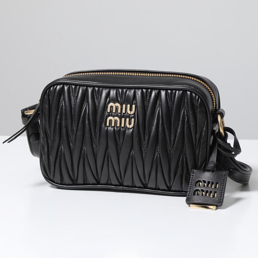 MIUMIU ミュウミュウ 5BH118 N88 BANDOLIERA レザー チェーン MIUMIU ミュウミュウ 5BH118 N88 BANDOLIERA レザー チェーン