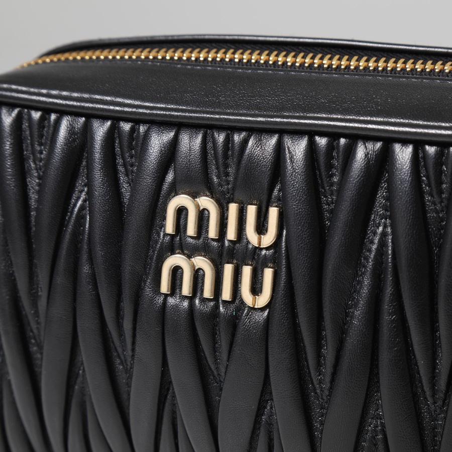 miu MIUMIU ミュウミュウ 5BH118 N88 BANDOLIERA レザー miu MIUMIU ミュウミュウ 5BH118 N88 BANDOLIERA レザー