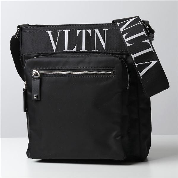 在庫有】 VALENTINO（ヴァレンティノ）VLTN ロゴ 黒 ボディバッグ 
