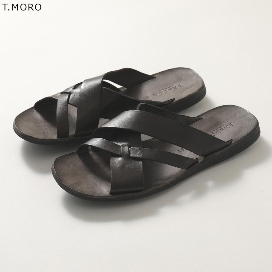 BRADOR（ブラドール） フラットサンダル 46731 メンズ レザー クロス