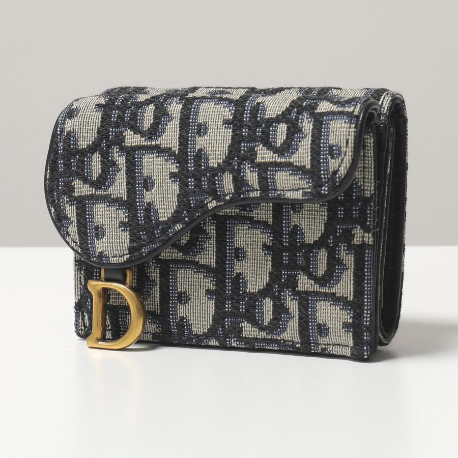 Dior ディオール S5653ctzq Saddle Medium キャンバス レザー ジャガードロゴ 三つ折り財布 モノグラム 928 Bleu Multic レディース インポートセレクト Musee 通販 Yahoo ショッピング