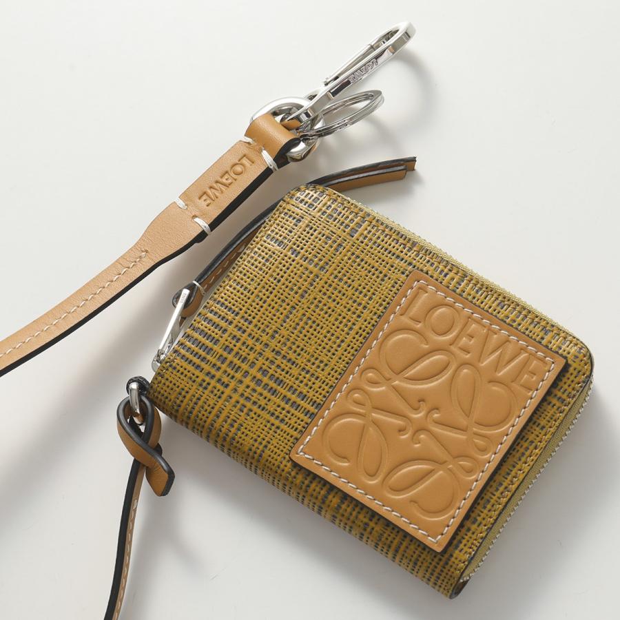 Loewe ロエベ 134 Ab17 Linen Strap 6 カード ウォレット ストラップ付き アナグラム レザー コインケース 小銭入れ カードケース 7657 レディース インポートセレクト Musee 通販 Yahoo ショッピング