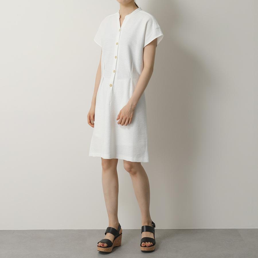 Apc A P C アーペーセー Coeer F Nico Dress 半袖 チュニック ワンピース コットン c Blanc Casse レディース インポートセレクト Musee 通販 Yahoo ショッピング