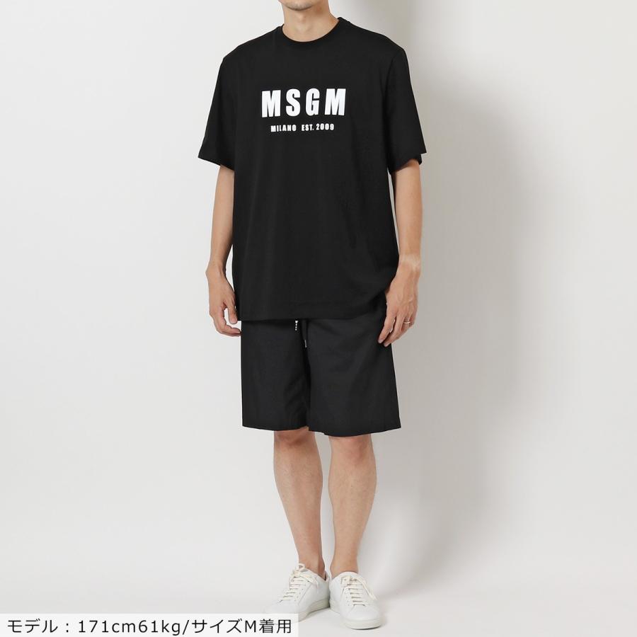MSGM エムエスジーエム 2841 MDM92 カラー2色 半袖 Tシャツ ロゴ 