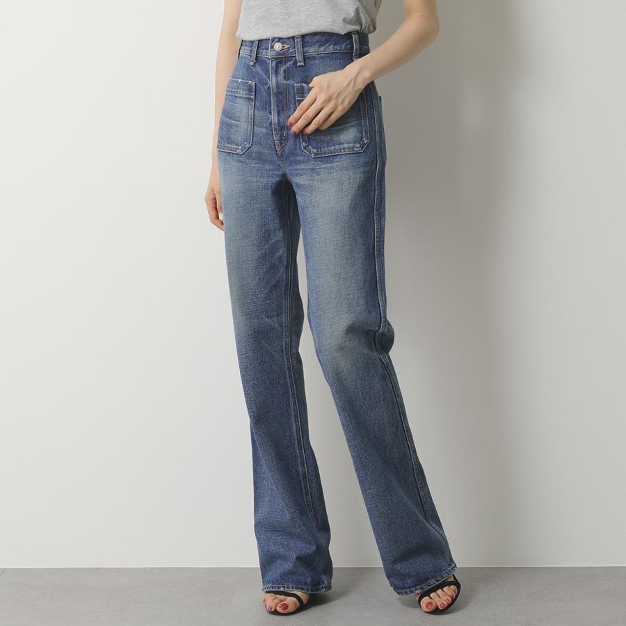 Celine セリーヌ 2nf 07uw フレアジーンズ デニムパンツ ジーンズ ウォッシュ ダメージ レディース インポートセレクト Musee 通販 Yahoo ショッピング