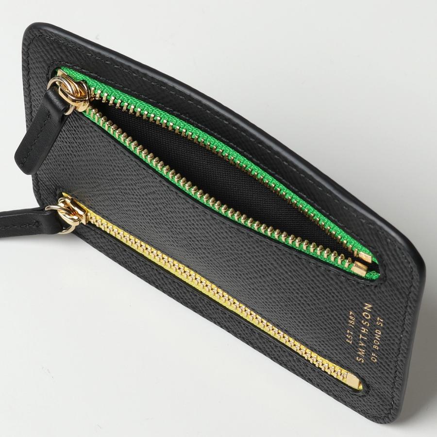 Smythson スマイソン Panama Mini Zip Currency Case レザー ジップカレンシーケース ミニ フラットポーチ ミニ財布 Black メンズ レディース インポートセレクト Musee 通販 Yahoo ショッピング