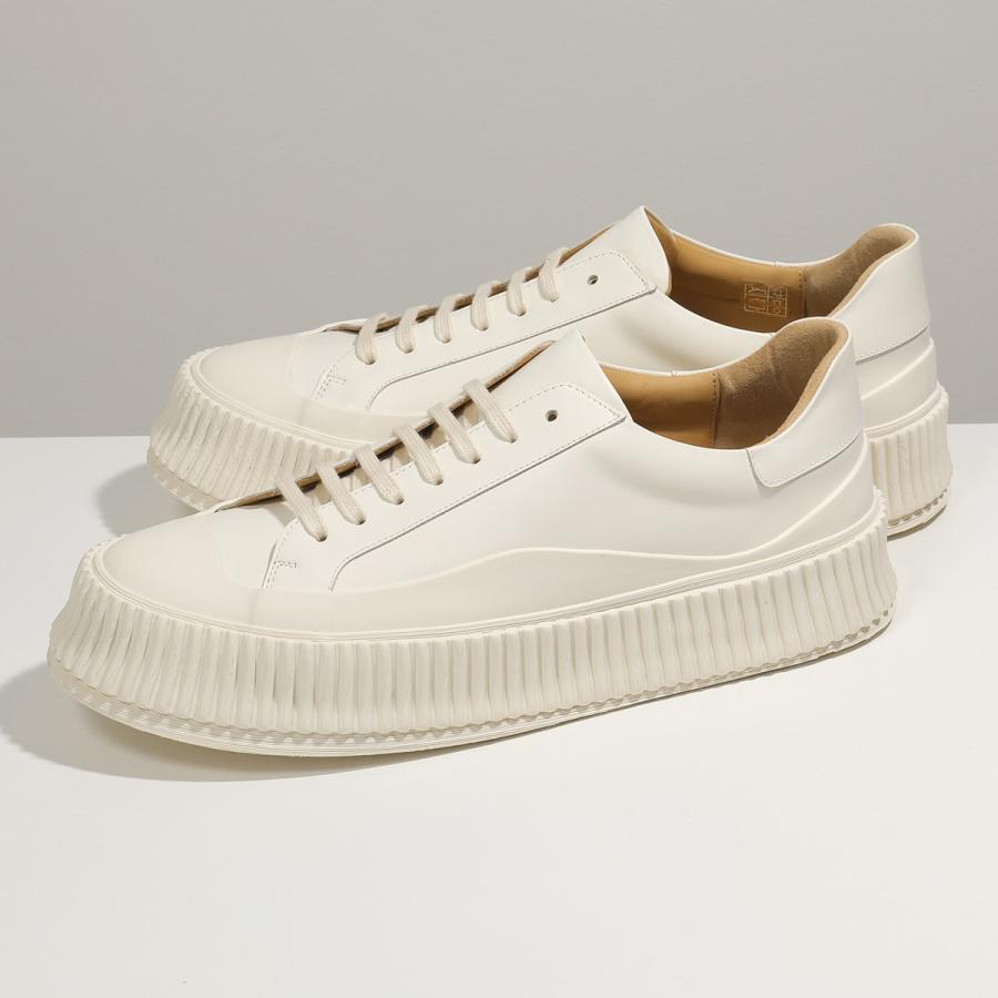 Jil Sander ジルサンダー Jia レザー レースアップシューズ プラットフォームソール スニーカー 110 Open White 靴 メンズ インポートセレクト Musee 通販 Yahoo ショッピング