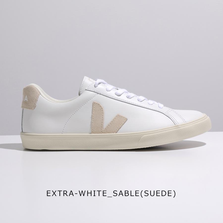 ヴェジャ エスプラー ロゴ レザー エクストラ ホワイト コバルト 25.5 VEJA（ヴェジャ） 正規品 ESPLAR スニーカー 靴 シューズ レザー エコ