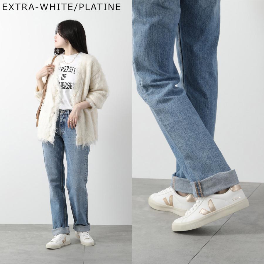 VEJA Campoヴェジャ カンポー ホワイト グレー スニーカー25cm VEJA（ヴェジャ） スニーカー CAMPO カンポ レディース レザー