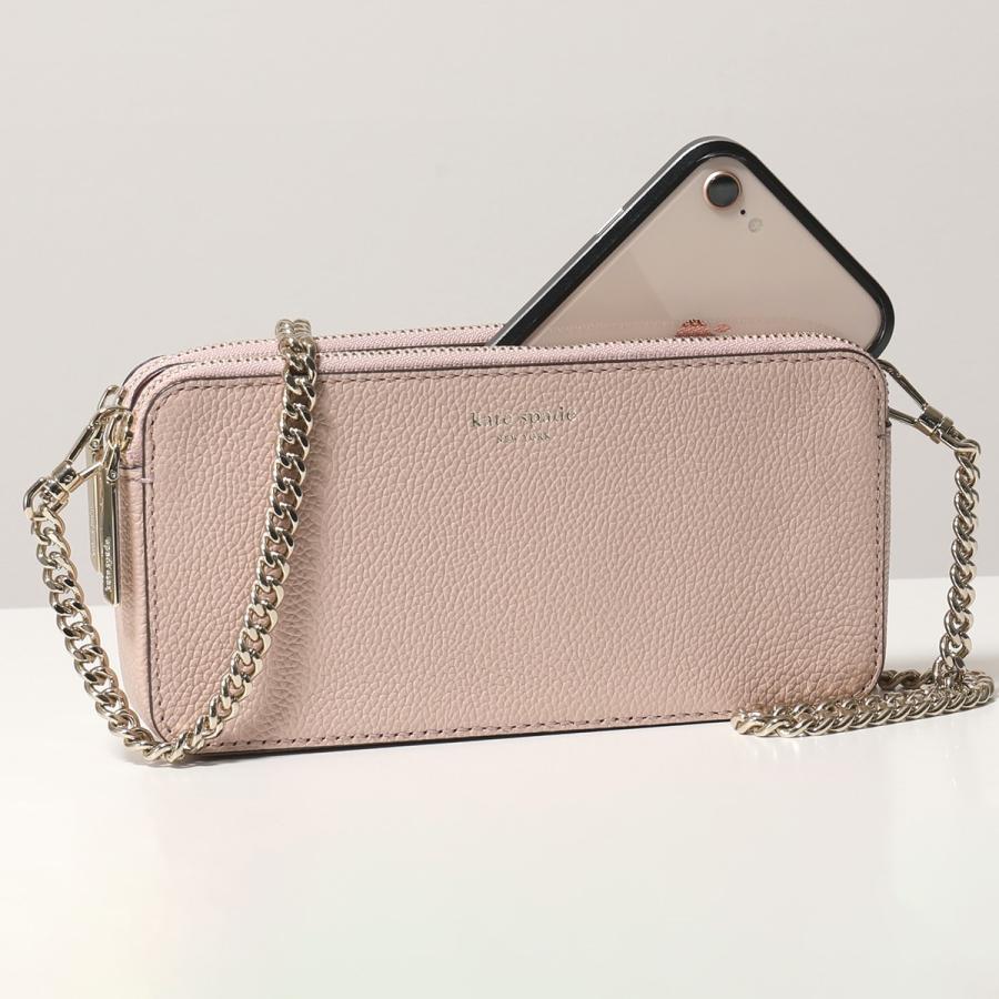 Kate Spade ケイトスペード Pwru7132 レザー ショルダーウォレット チェーン ショルダーバッグ ポシェット 長財布 トラベルバッグ 鞄 959 Palevellum レディース インポートセレクト Musee 通販 Yahoo ショッピング
