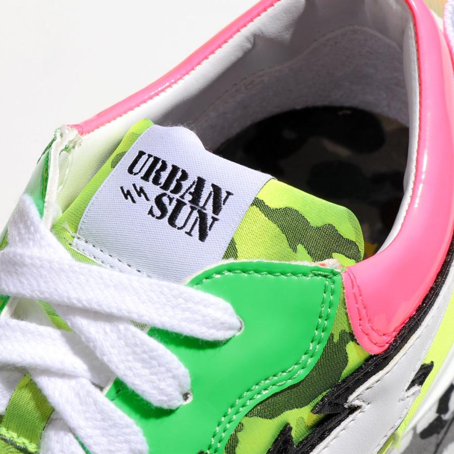 Urbansun アーバンサン Andre アンドレ ローカット スニーカー シューズ ネオンカラー 蛍光 迷彩柄 カモフラージュ 靴 229 Mitetico メンズ インポートセレクト Musee 通販 Yahoo ショッピング