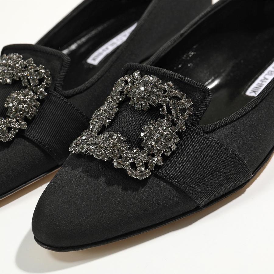 Manolo Blahnik マノロブラニク 9xx 0572 0006 Marria マリア フラットシューズ スエード ジュエルバックル 靴 001 Blck レディース インポートセレクト Musee 通販 Yahoo ショッピング