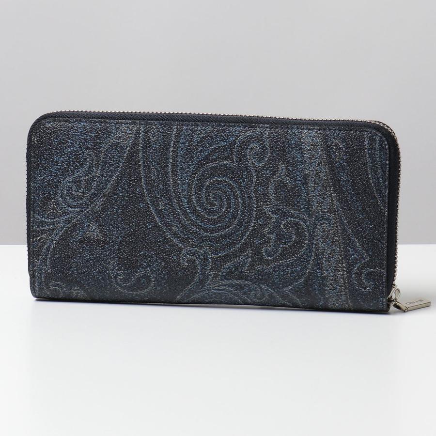 ETRO エトロ 0F448 8007 ペイズリー柄 PVC レザー 長財布 ETRO エトロ 0F448 8007 ペイズリー柄 PVC レザー 長財布