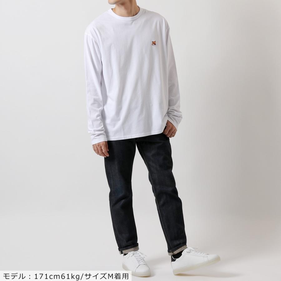 MAISON KITSUNE（メゾン キツネ） 長袖Tシャツ FOX HEAD PATCH REGULAR