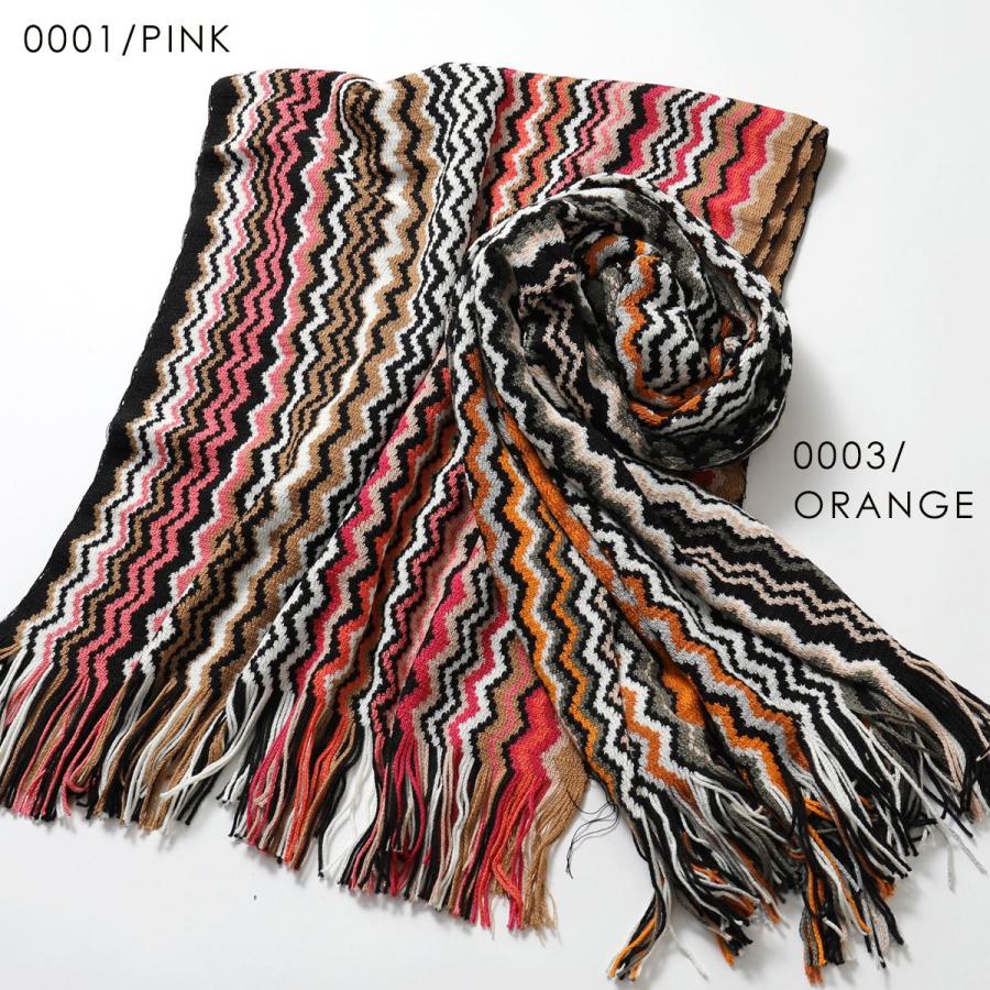MISSONI ミッソーニグレー系 フリンジ付きマフラーストールスカーフ