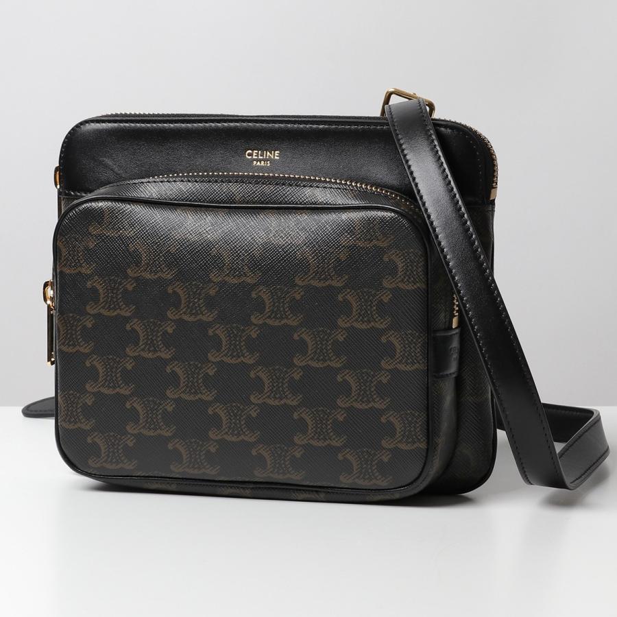 Celine セリーヌ 1942caa 38no Small Pocket Horizontal フォルコ メッセンジャーバッグ トリオンフキャンバス ショルダーバッグ 鞄 Black メンズ インポートセレクト Musee 通販 Yahoo ショッピング