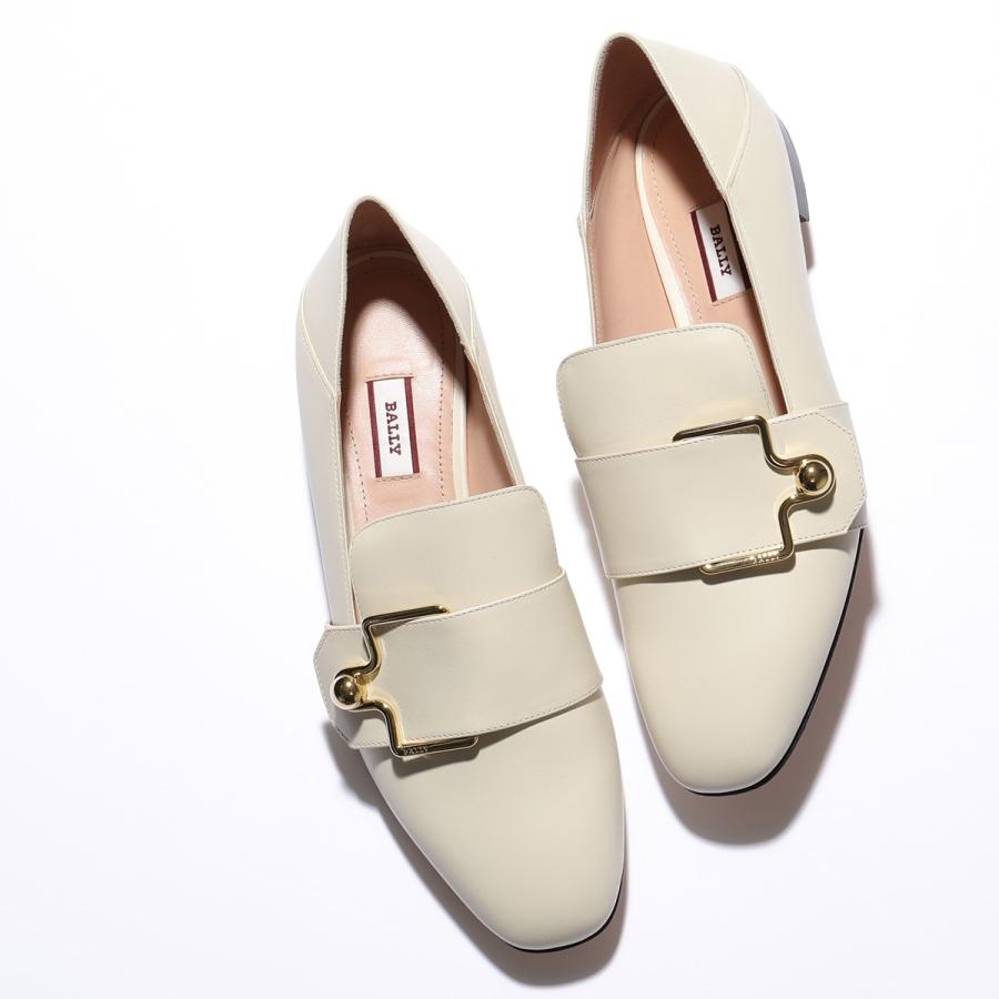 Bally バリーmaelle 608 レザー スリッポン ローファー シューズ フラット ローヒール アーモンドトゥ バックル パール 靴 Bone15 レディース インポートセレクト Musee 通販 Yahoo ショッピング