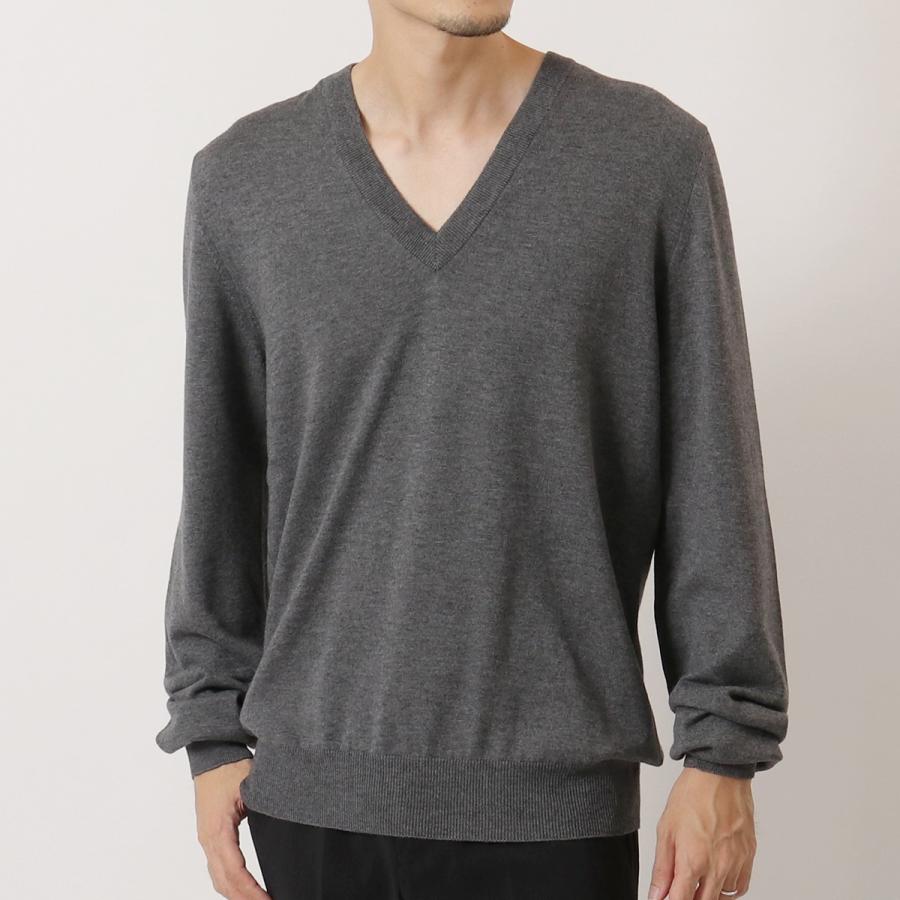 激安特価 Maison Margiela メゾンマルジェラ S50ha0960 S ハイゲージ Vネックニット コットンウール エルボーパッチ 859 メンズ 珍しい Zoetalentsolutions Com