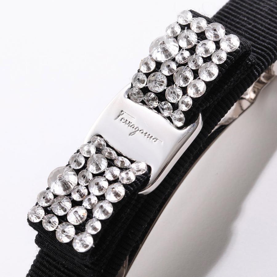 FERRAGAMO（フェラガモ） バレッタ 34 7582 レディース クリスタル装飾