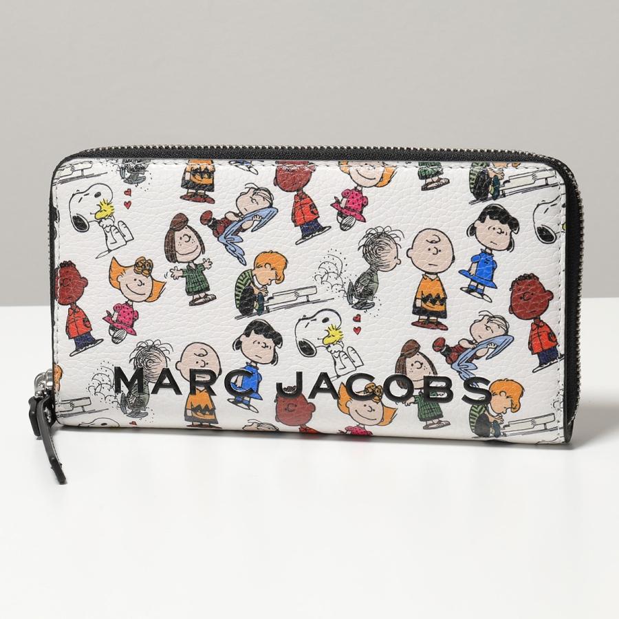 Marc Jacobs マークジェイコブス M Peanuts X Marc Jacobs レザー ラウンドファスナー 長財布 スヌーピー 101 White Multi レディース インポートセレクト Musee 通販 Yahoo ショッピング