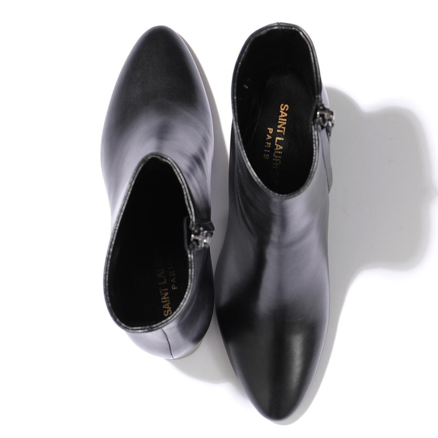 SAINT LAURENT サンローラン 529350 0RRVV レザー ブーツ YSL 
