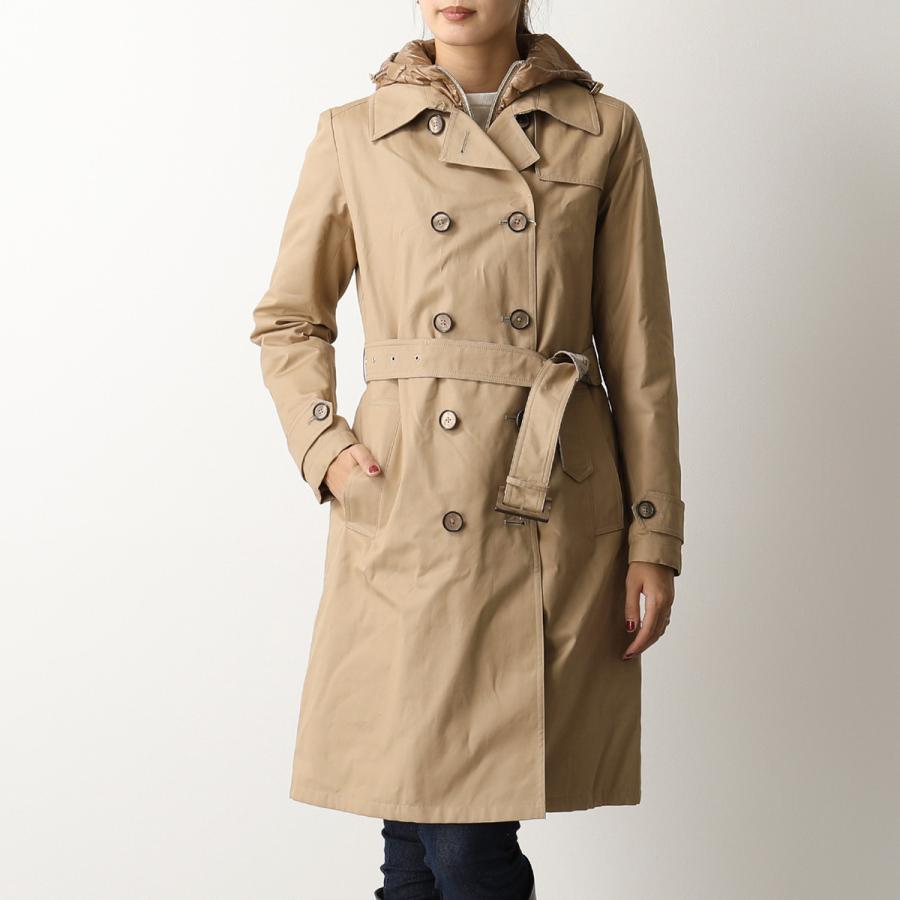 Herno ヘルノ Im0136d ダウンライニング フーデッド トレンチコート ダウンコート 00 ベージュ レディース インポートセレクト Musee 通販 Yahoo ショッピング