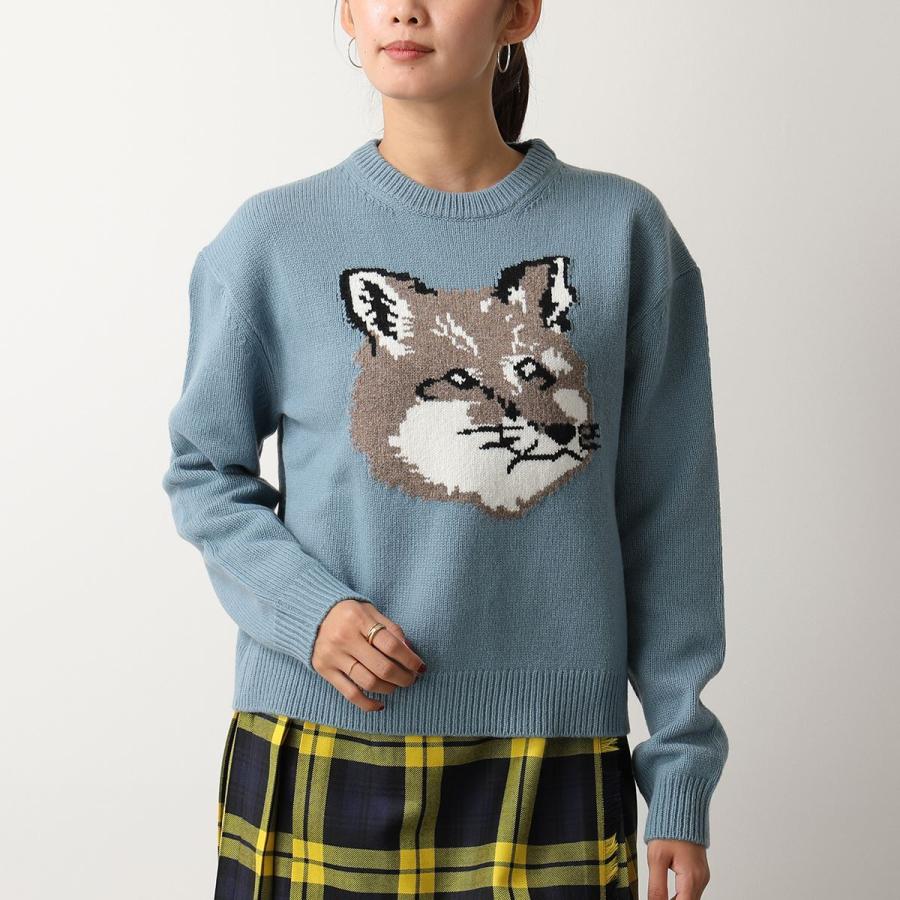 激安商品 クルーネック セーター head fox KITSUNE MAISON - ニット 