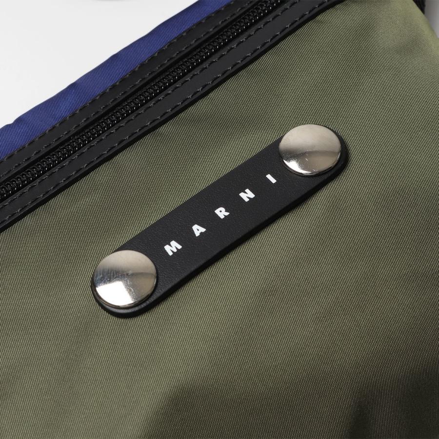 超特盛ミラクルプライス MARNI マルニ SBMQ0022U0 TN685 ナイロン メッセンジャー クロスボディバッグ トリコロール ショルダーバッグ 鞄 Z2H96 メンズ 【F2814726961】(16628円)