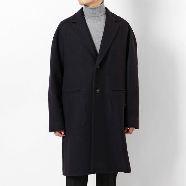 Hevo イーヴォ Conversano ウール ベルテッドコート チェスターコート ロングコート シングルコート ラグランスリーブ パッチポケット 2498 メンズ インポートセレクト Musee 通販 Yahoo ショッピング