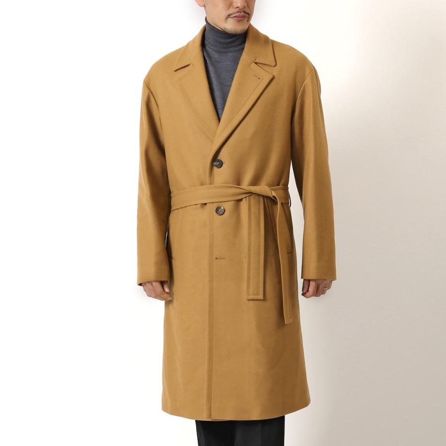 Hevo イーヴォ Ostuni ウール ベルテッドコート チェスターコート シングルコート ロングコート 2286 メンズ インポートセレクト Musee 通販 Yahoo ショッピング