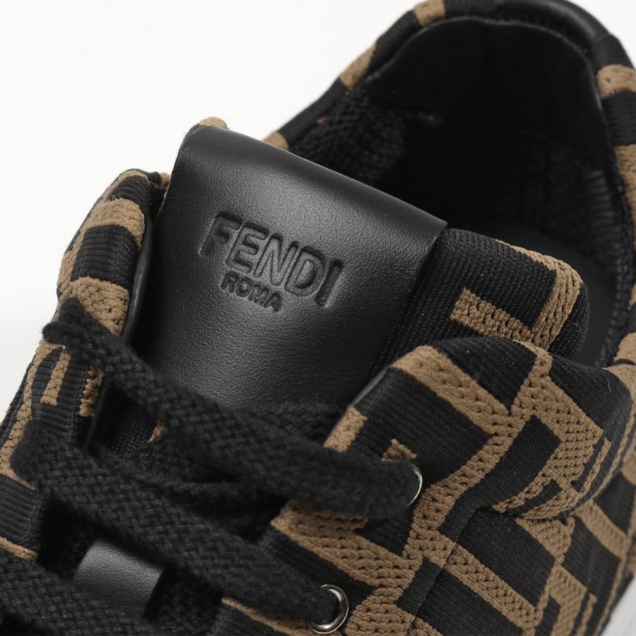 FENDI フェンディ 7E1258 A7MY キャンバス×レザー ローカット FENDI フェンディ 7E1258 A7MY キャンバス×レザー ローカット