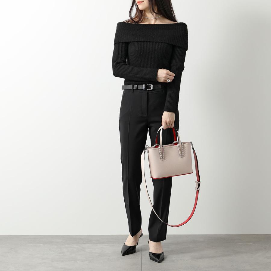 Christian Louboutin クリスチャンルブタン ハンドバッグ Cabata Mini Tote Bag 1205054 レディース レザーコンビ 2way ショルダーバッグ 鞄 カラー2色｜s-musee｜11