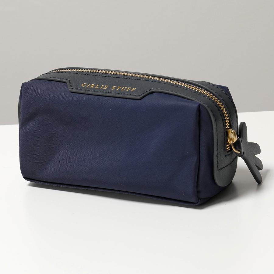 ANYA HINDMARCH アニヤハインドマーチ 149426 Girlie Stuff Zany ナイロン ポーチ コスメケース 化粧ポーチ 小物入れ Marine レディース ANYA HINDMARCH アニヤハインドマーチ Girlie Stuff Zany ナイロン ポーチ コスメケース 化粧ポーチ 小物入れ Marine レディース